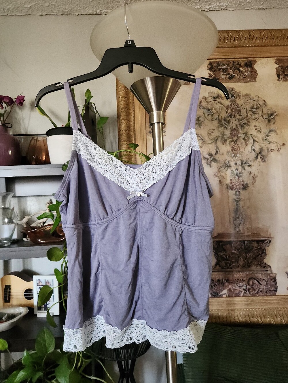 ADORE ME Lace Trim Camisole Size XL